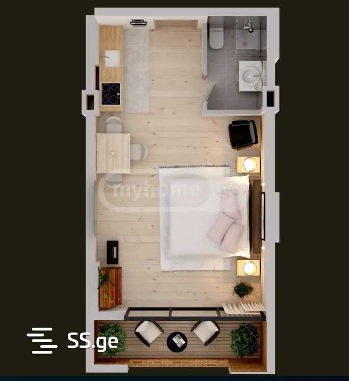 GR. Lortkipanidze st. - 1 rooms