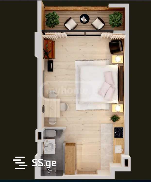 GR. Lortkipanidze st. - 1 rooms