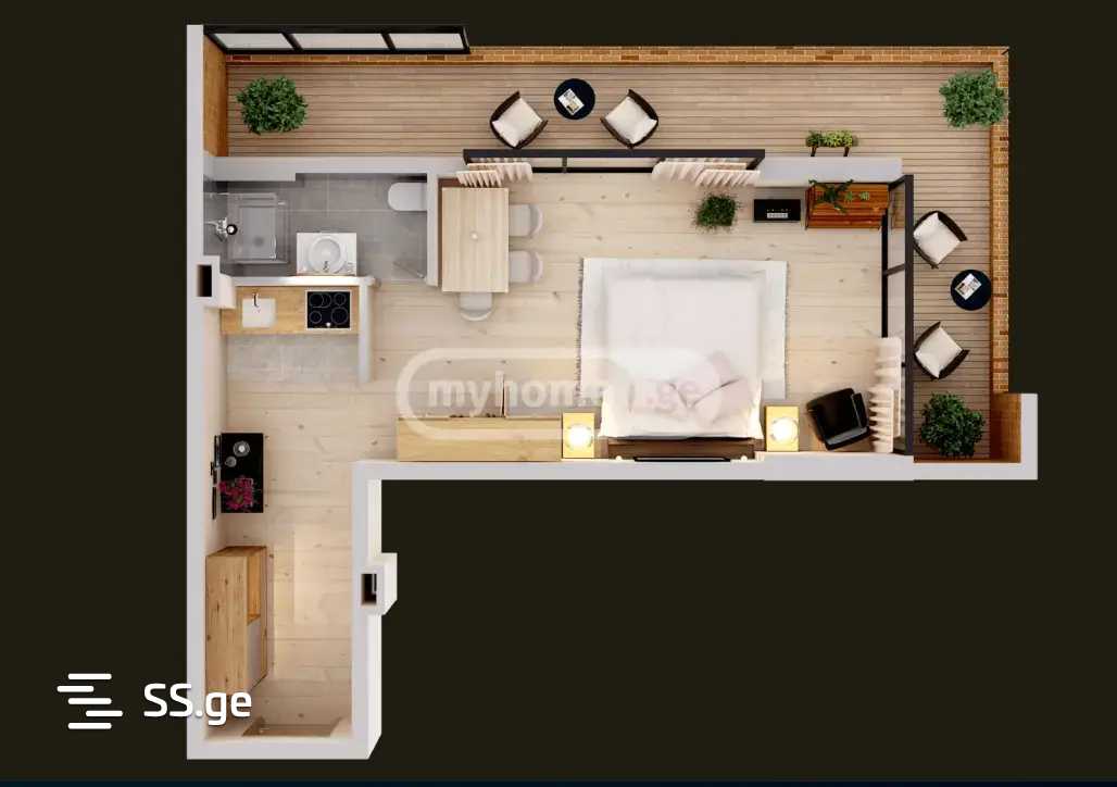 GR. Lortkipanidze st. - 1 rooms