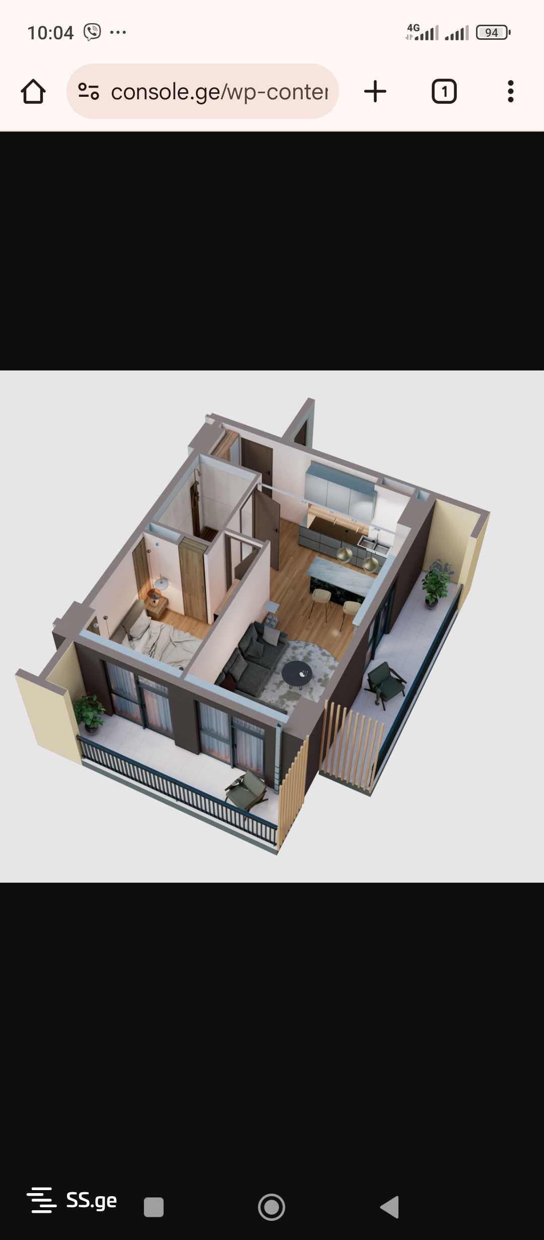 moskovi ave 9ა - 2 rooms