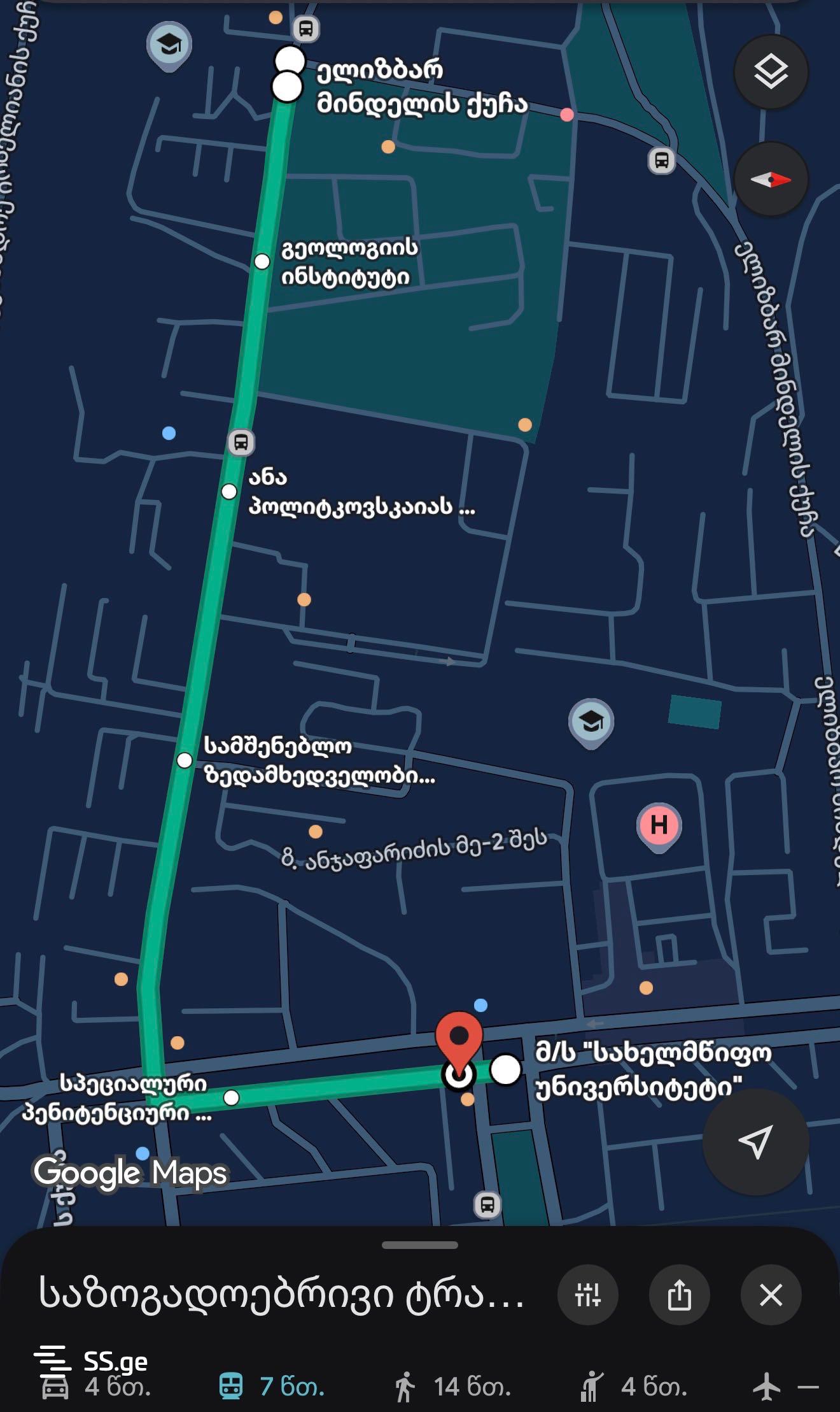 Квартира Politkovskaya St (jikia st.)