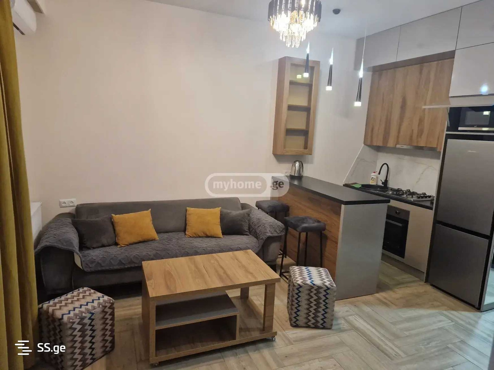 chkondideli st. - 3 rooms