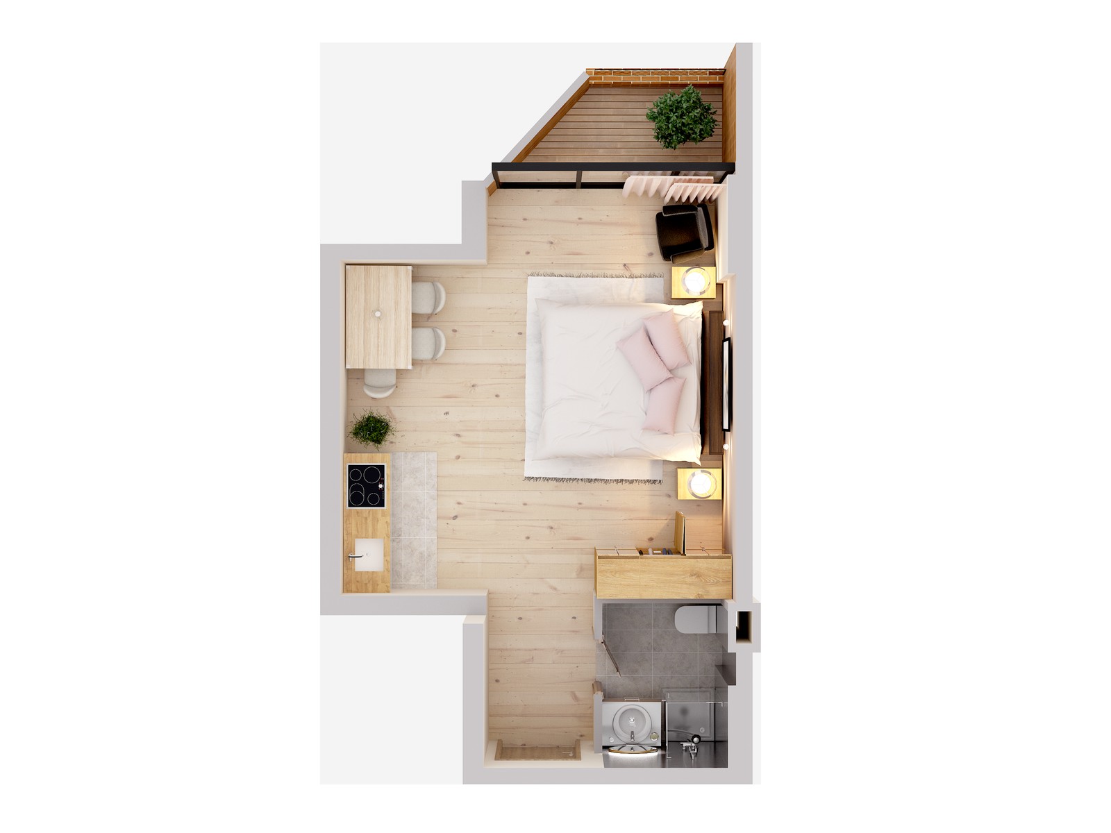 Khimshiashvili st. - 1 rooms