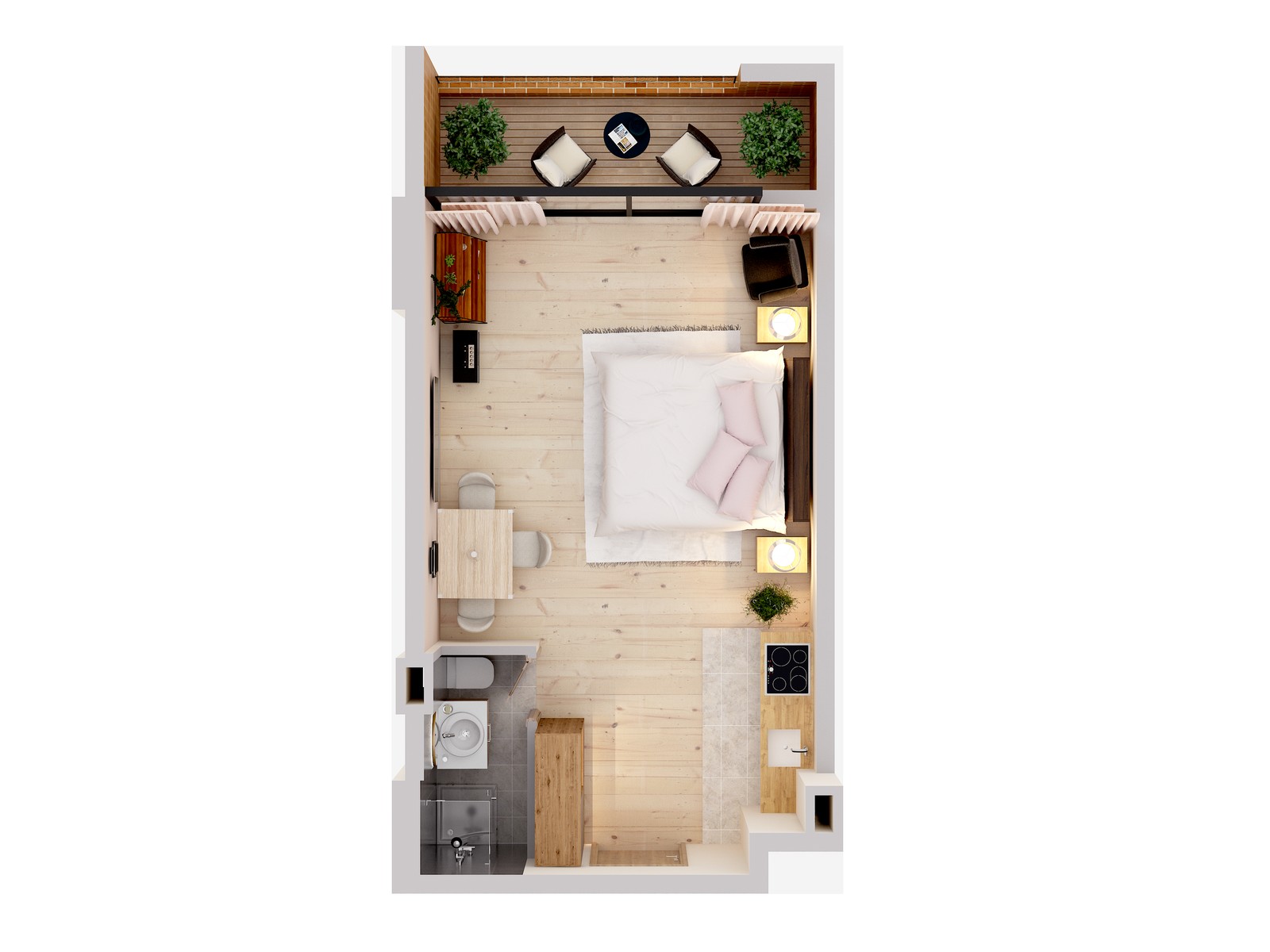 Khimshiashvili st. - 1 rooms