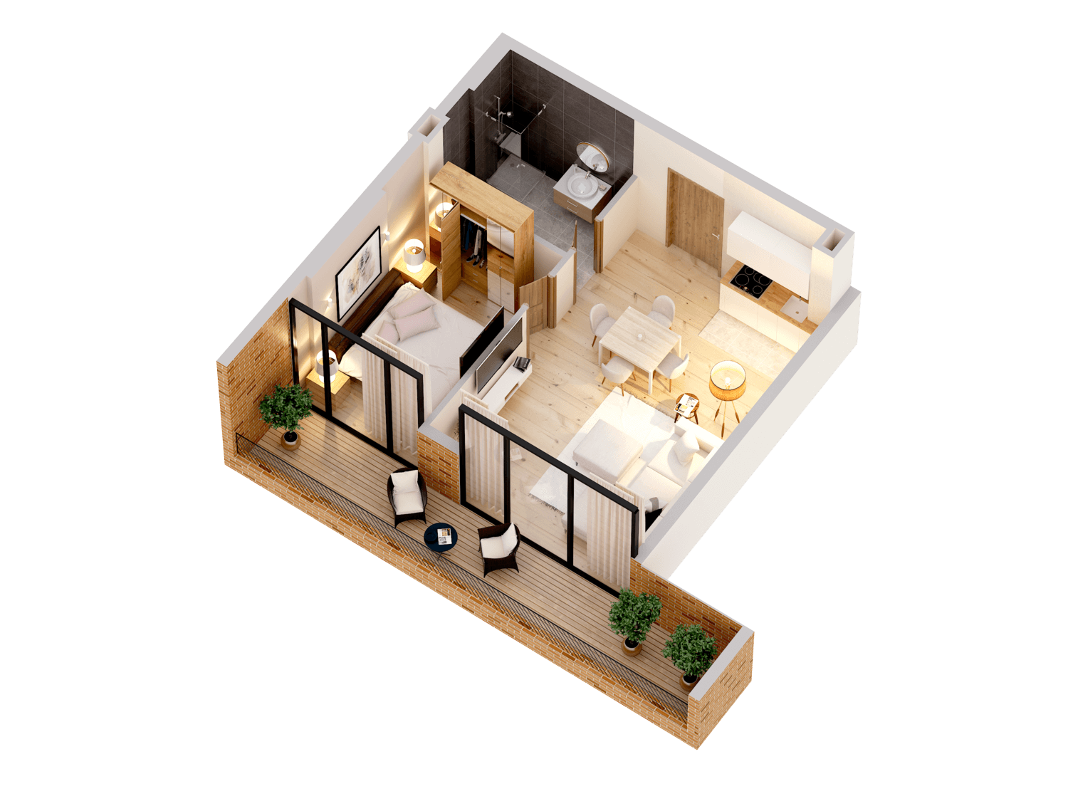 Khimshiashvili st. - 2 rooms