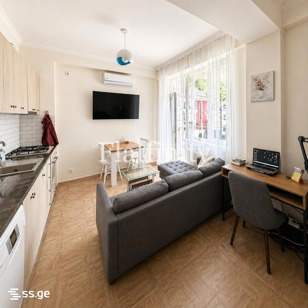 n. zhvania st. - 2 rooms