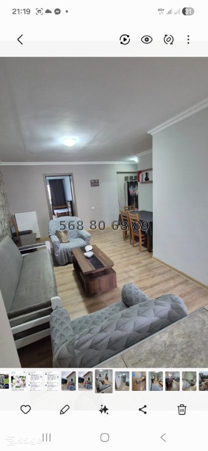 Guramishvili ave (Nadzaladevi) 48 - 3 rooms