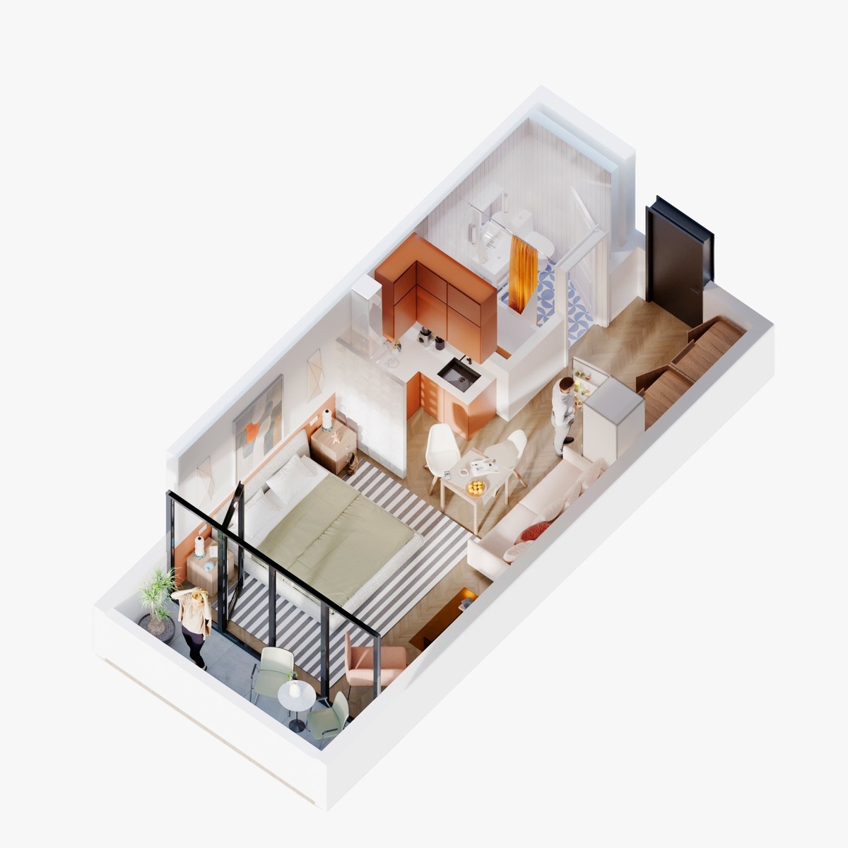36ა - 1 rooms