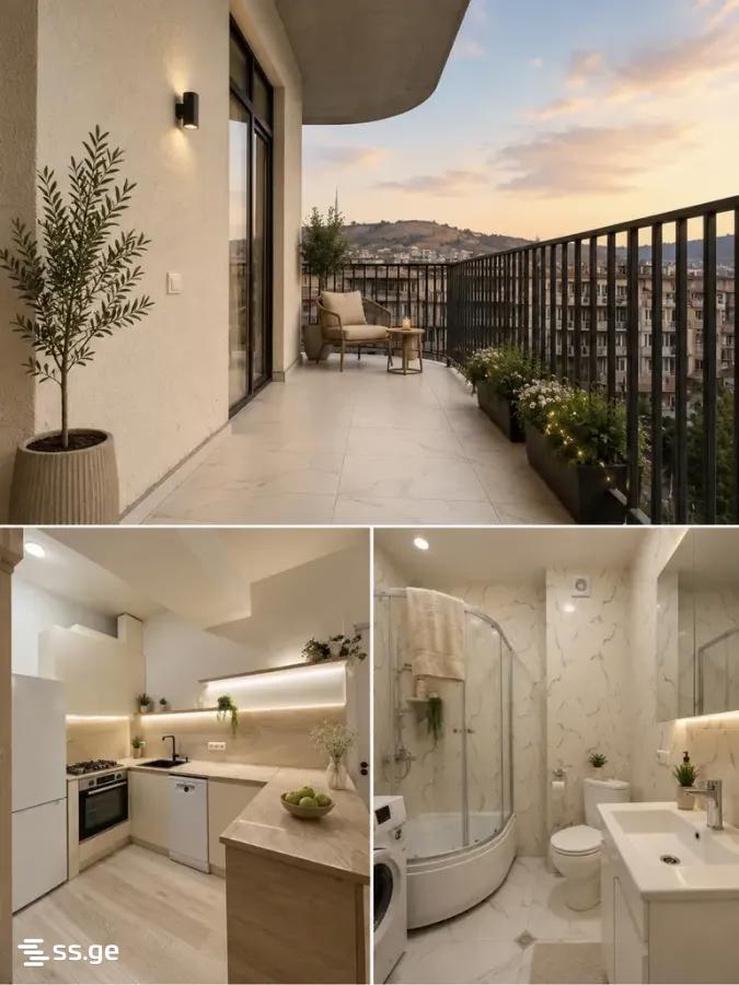Guramishvili ave (Nadzaladevi) - 3 rooms