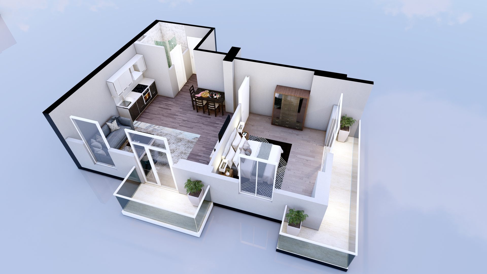 Angis st. 1st lane - 2 rooms