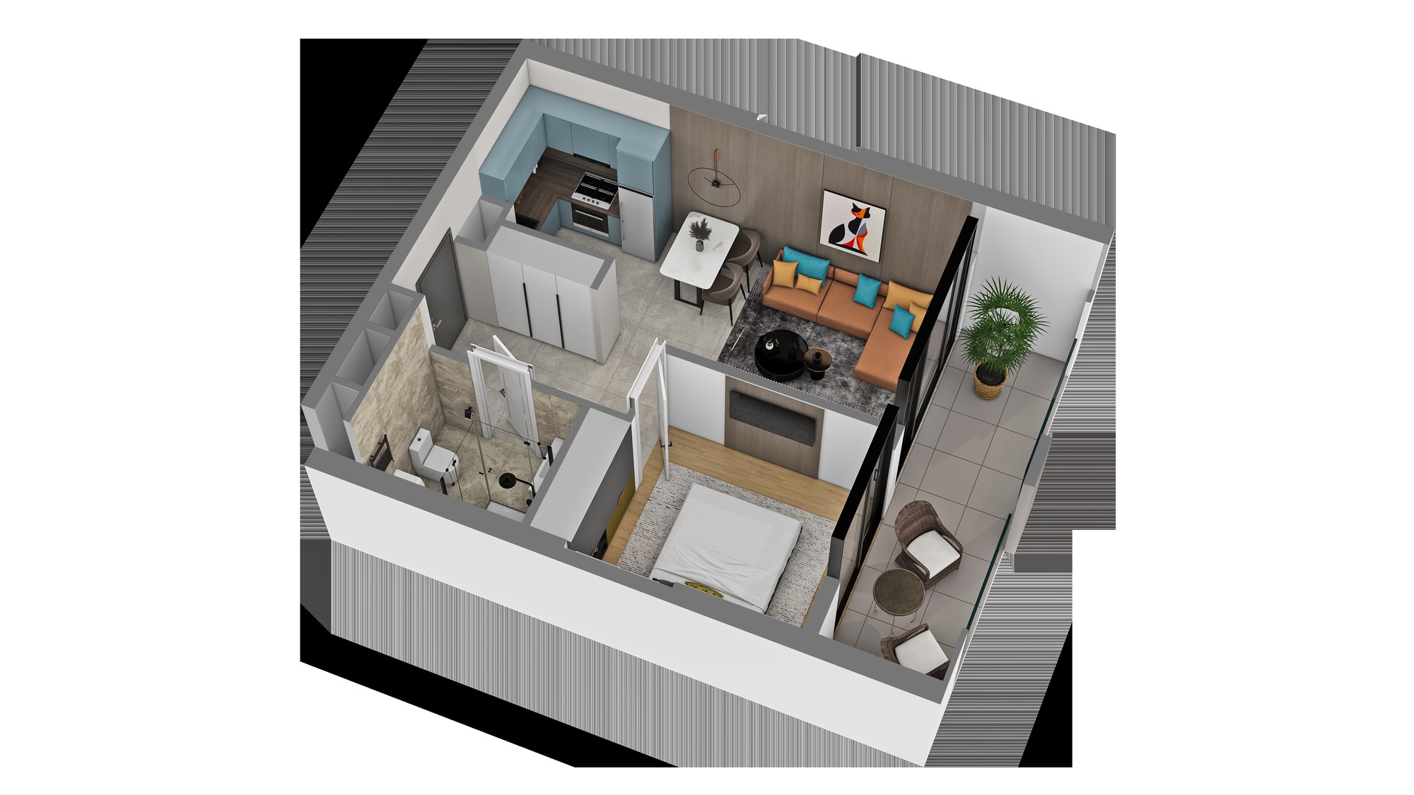 Vazha-Pshavela st. 61 - 2 rooms