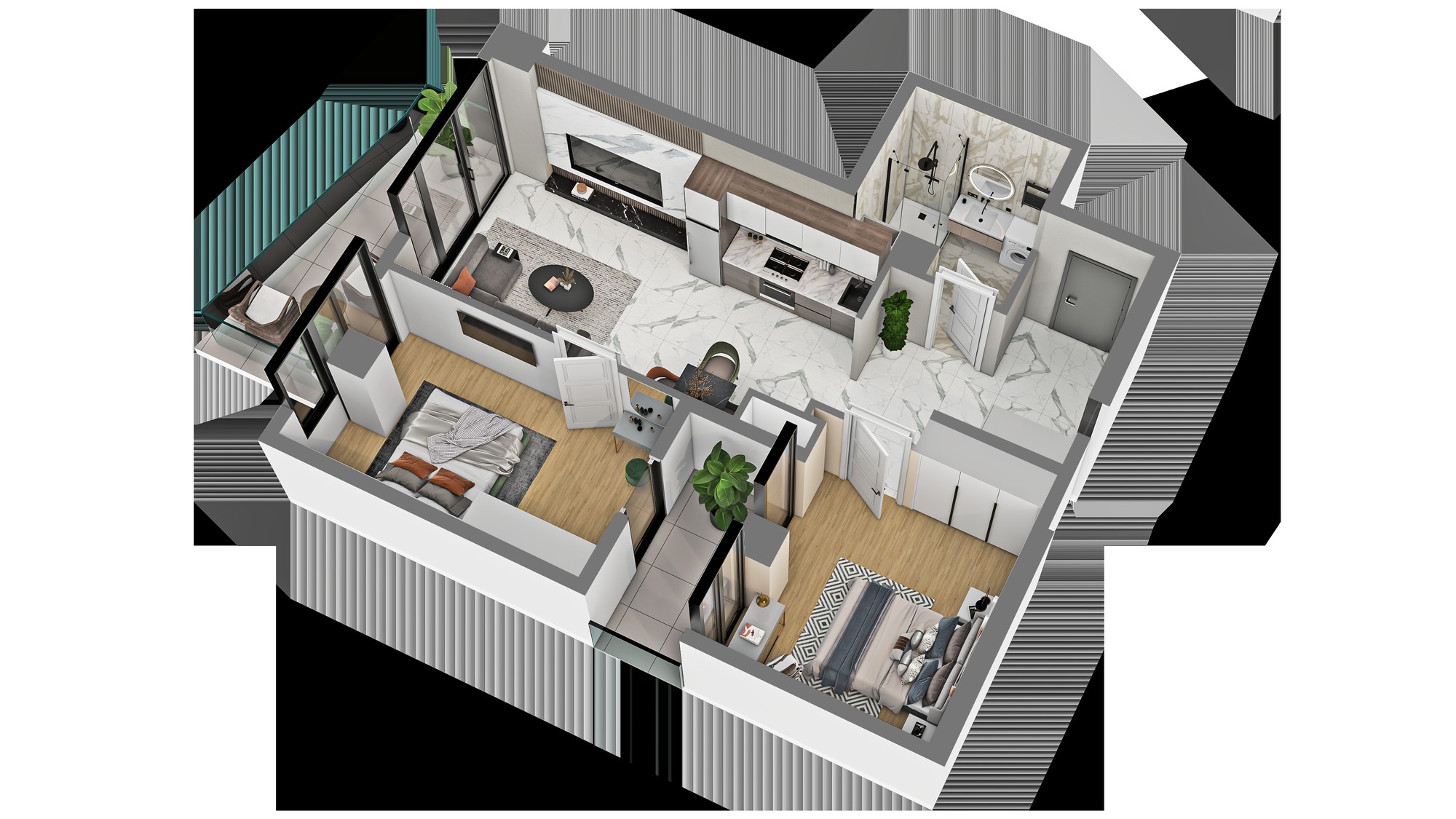 Vazha-Pshavela st. 61 - 3 rooms