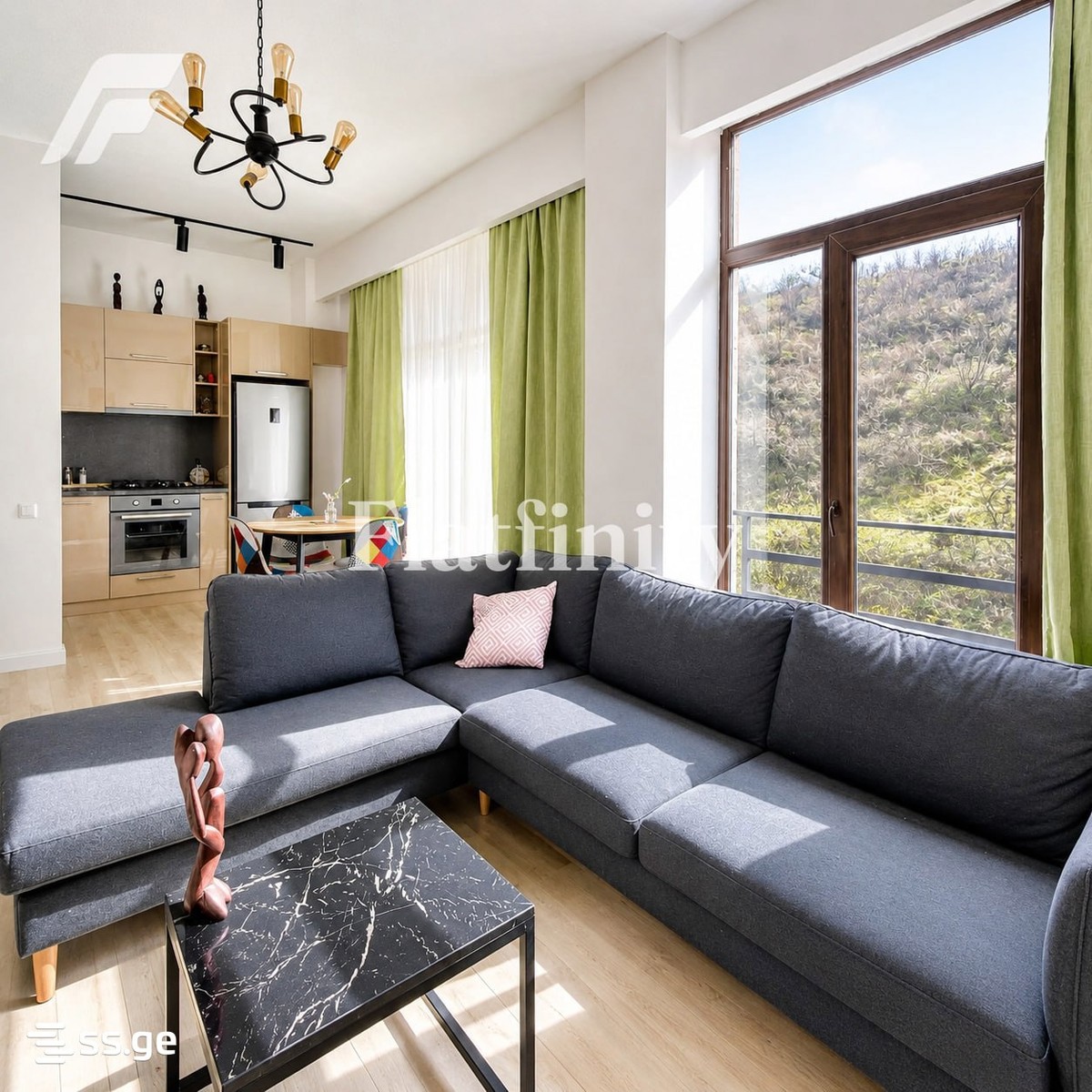 n. zhvania st. - 3 rooms