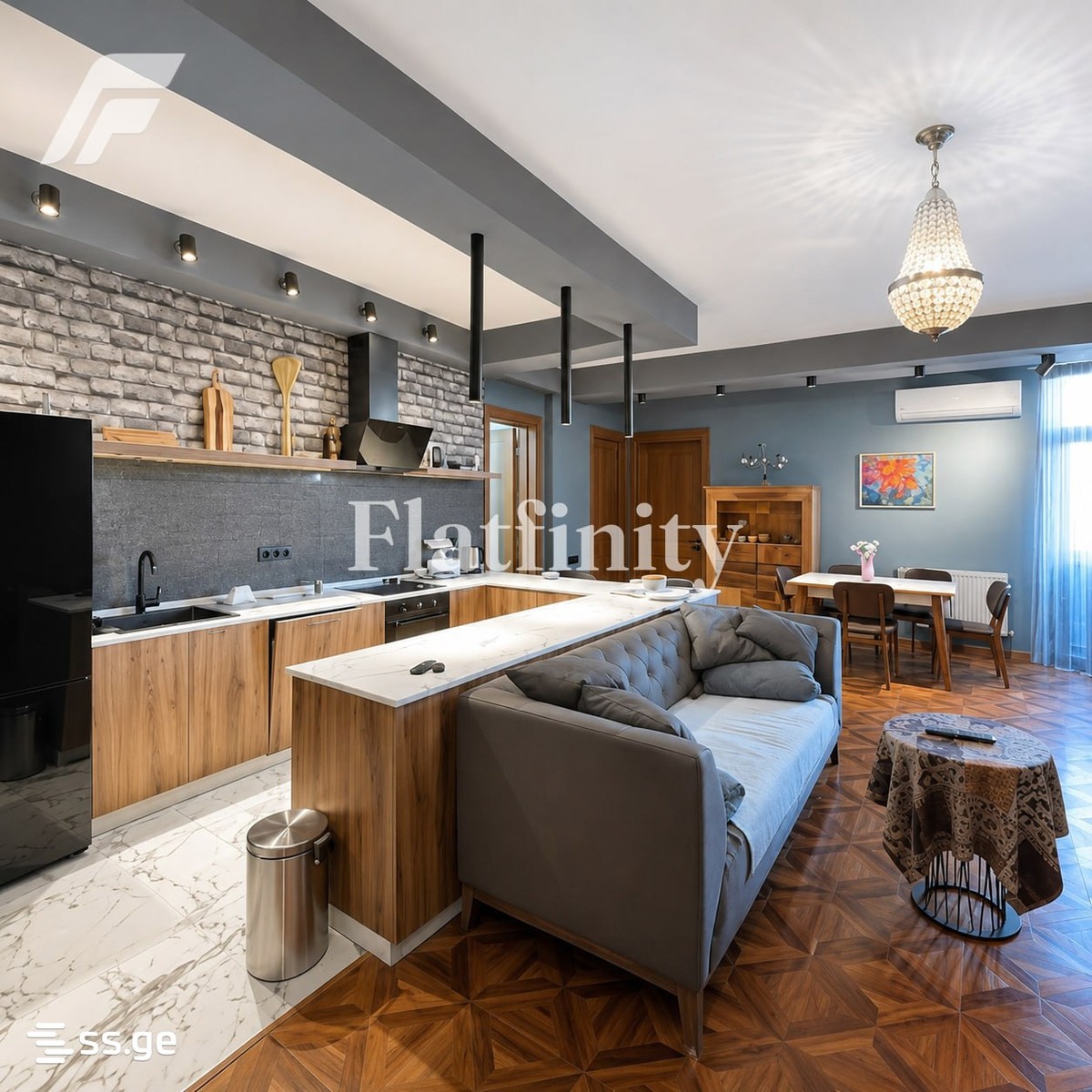 n. zhvania st. - 3 rooms