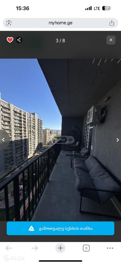 parnavaz mepe avenue 26ა - 3 rooms