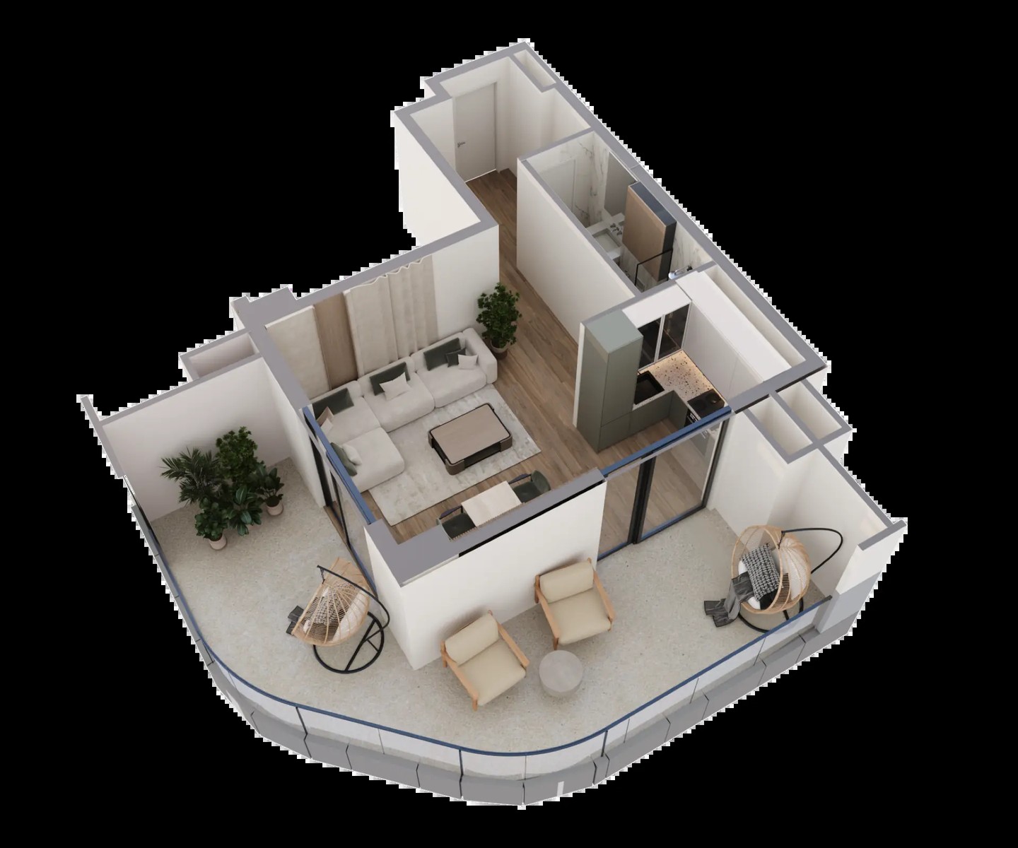 kavtaradze st. 20დ - 1 rooms