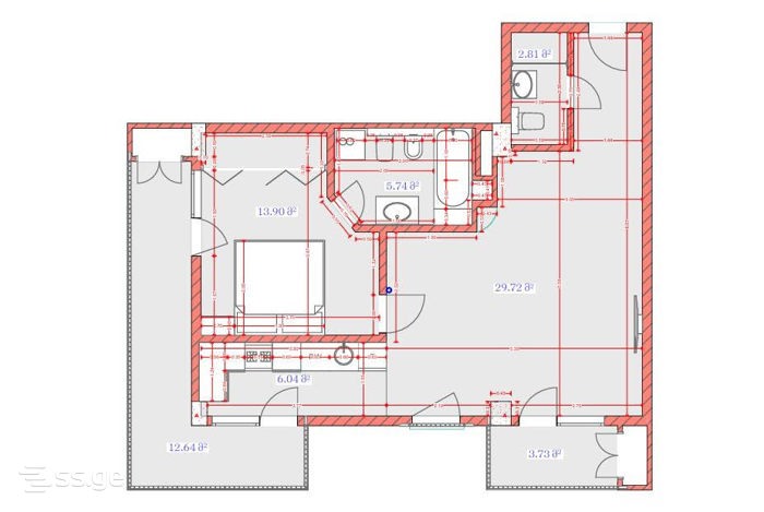 zedazeni st. 4ა - 5 rooms