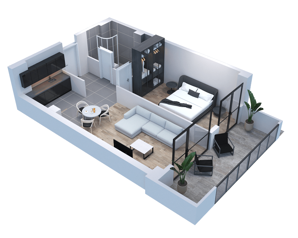 nadikvari st. 34 - 2 rooms