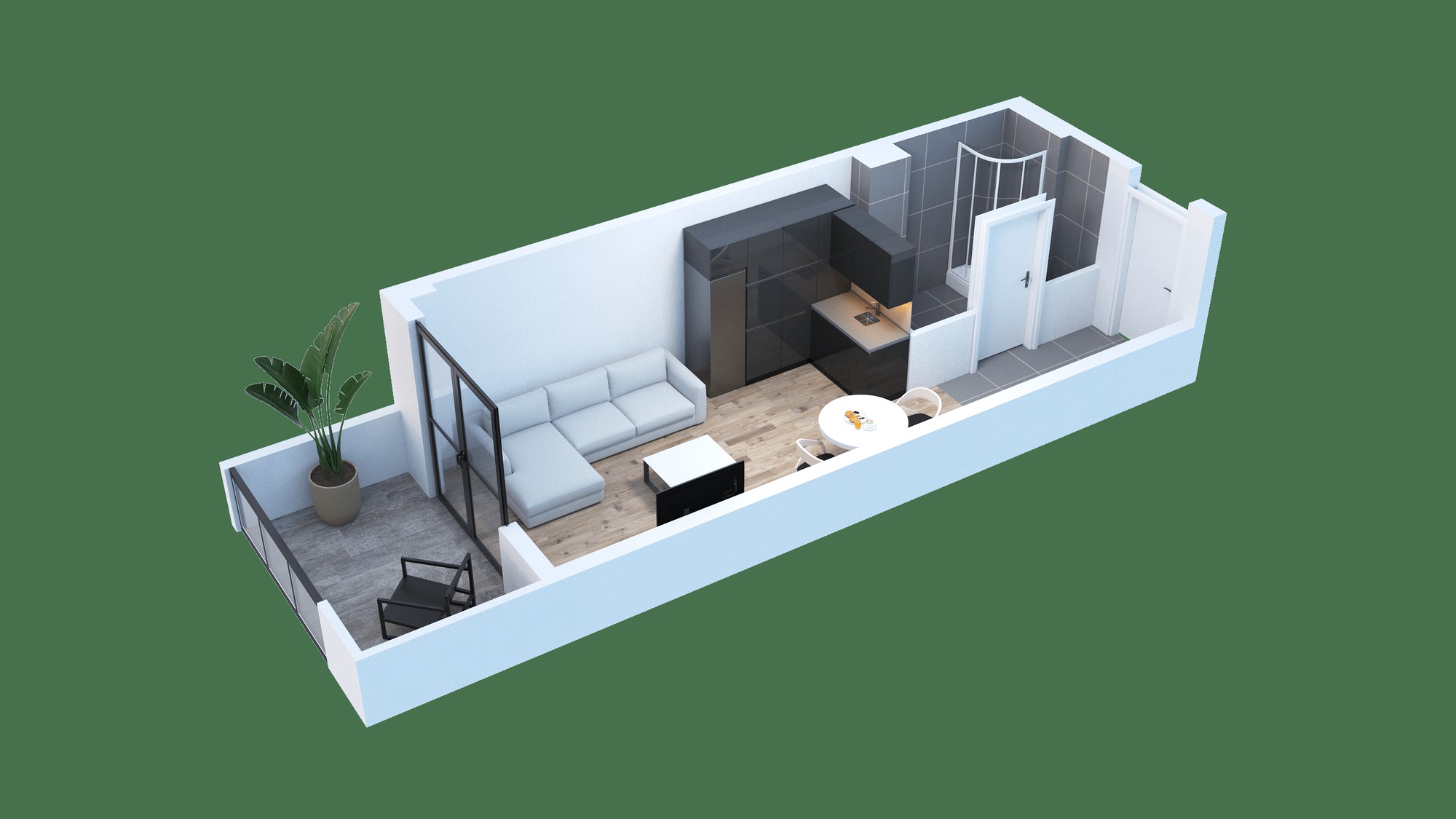 nadikvari st. 34 - 1 rooms