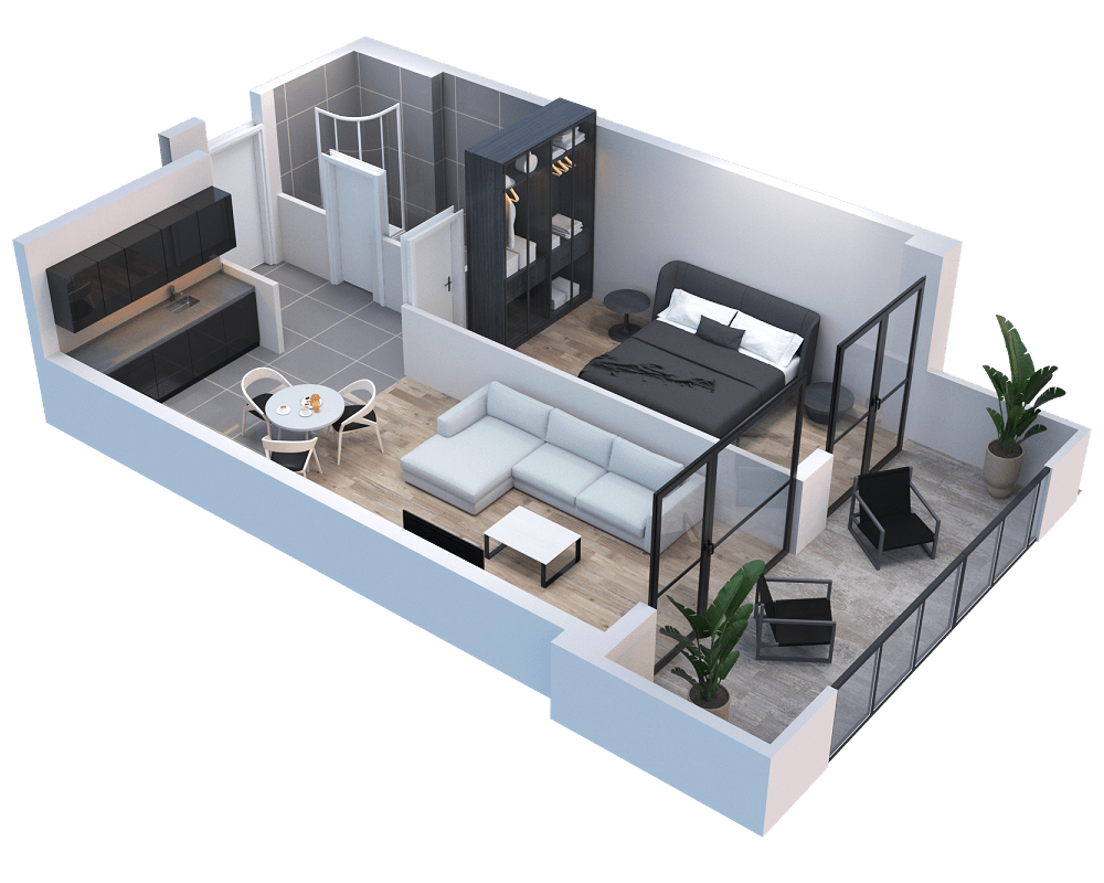 nadikvari st. 34 - 2 rooms