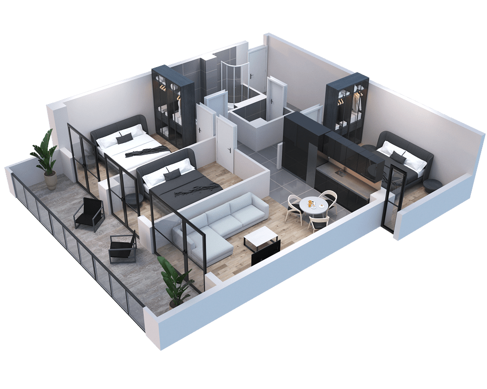 nadikvari st. 34 - 4 rooms
