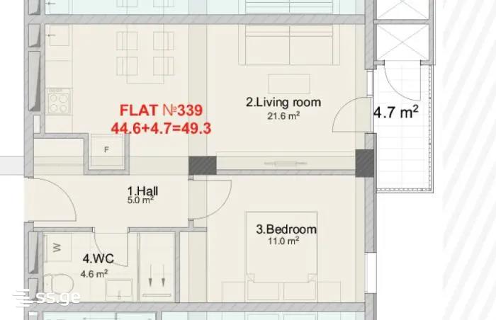 mirckhulava st. 0 - 2 rooms