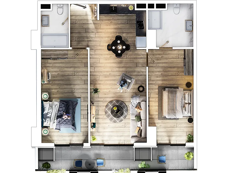 khosarauli st. 29 - 3 rooms
