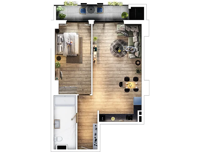 khosarauli st. 29 - 2 rooms