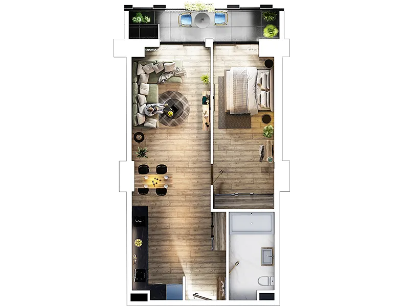 khosarauli st. 29 - 2 rooms