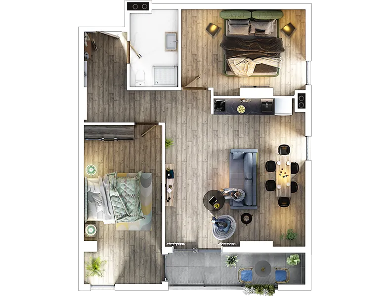 khosarauli st. 29 - 3 rooms