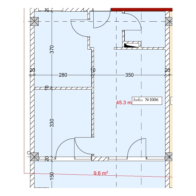 104,106 - 2 rooms