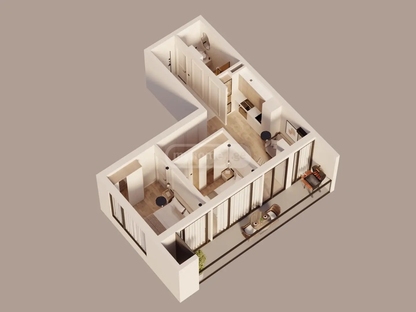 მახინჯაური 4 - 3 rooms