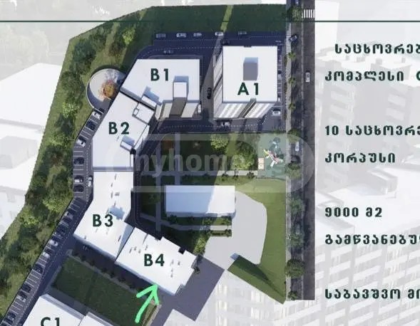 დემეტრე თავდადებულის ქუჩა  - 3 rooms