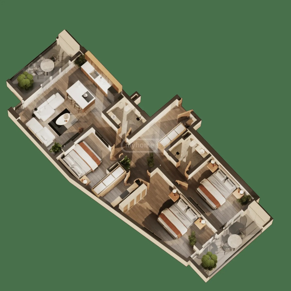 სულხან-საბა ორბელიანის ქ. 28 - 3 rooms