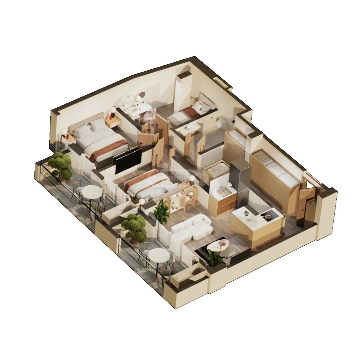 სულხან-საბა ორბელიანის ქ. 28 - 3 rooms