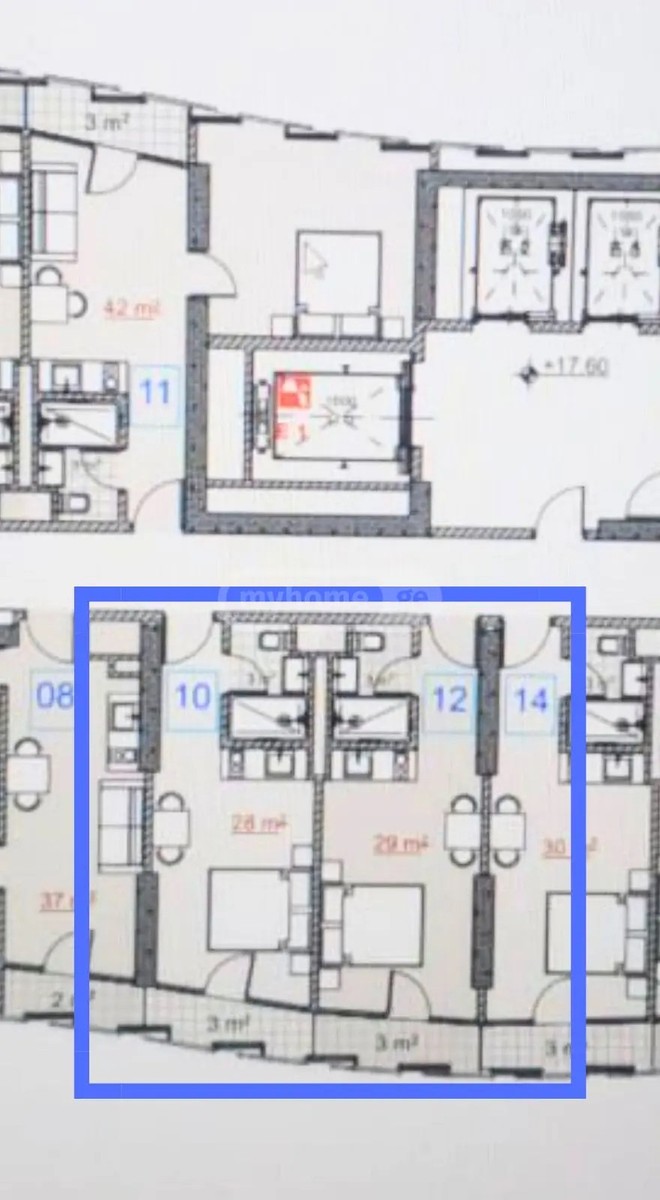 აბუსერიძე ტ. ქ. 11e - 1 rooms