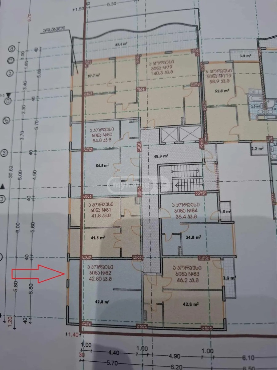 ჭავჭავაძე ი. ქ. 87 - 2 rooms