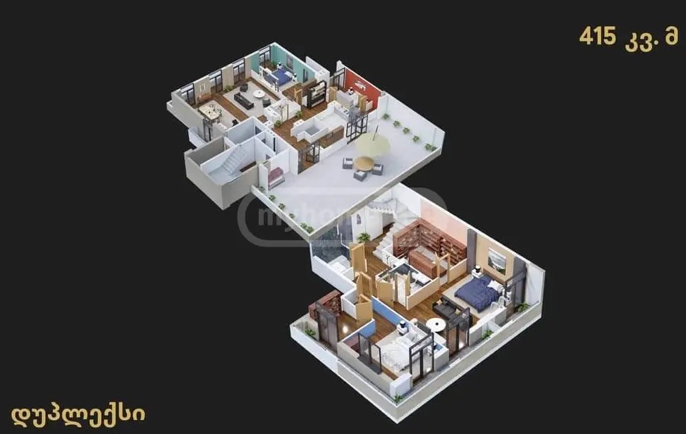 ბერი გაბრიელ სალოსის გამზ.  - 6 rooms