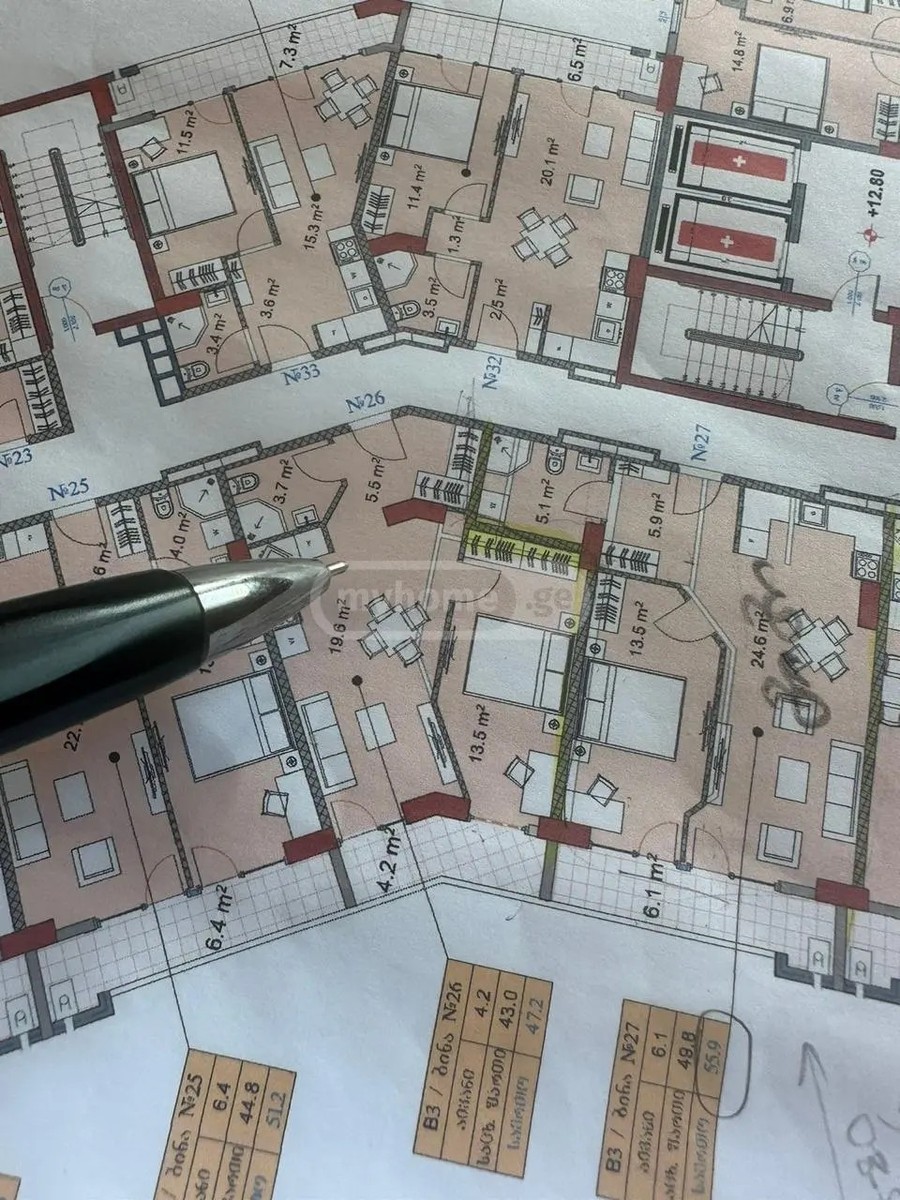 დემეტრე თავდადებულის ქუჩა  - 2 rooms