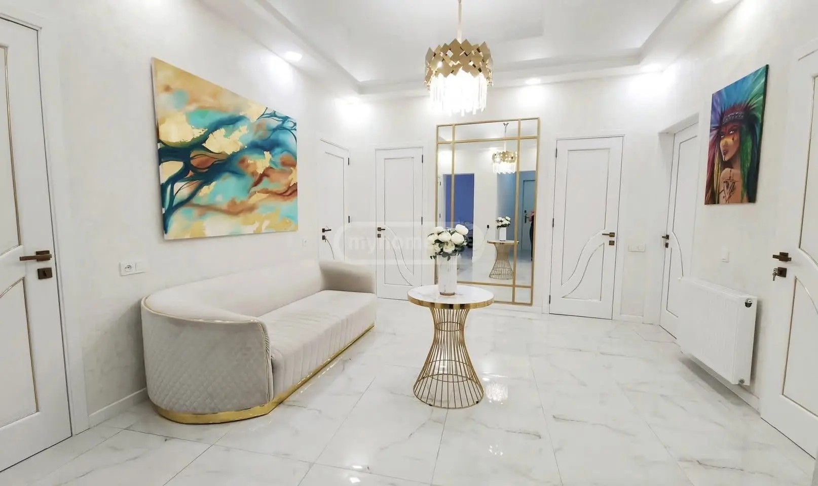 The number of cosmonauts - 4 rooms