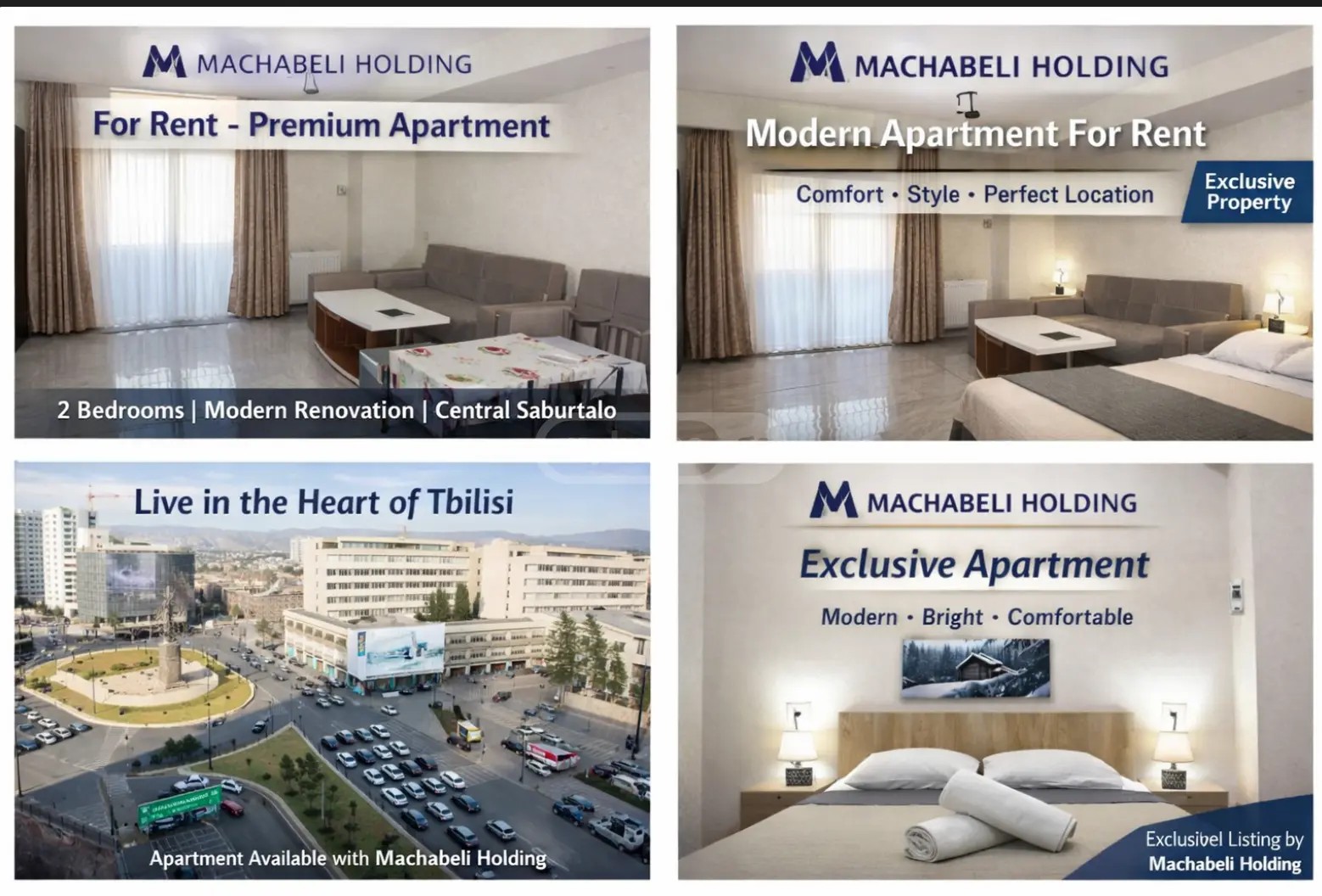 კოსტავა მ. ქ. 80 - 3 rooms