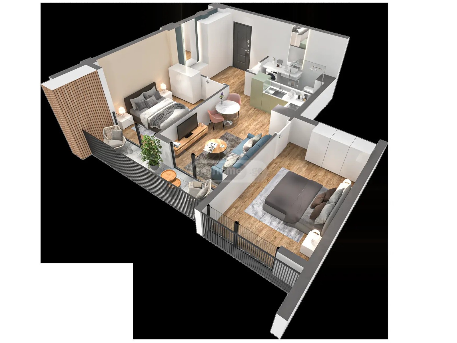 ლისის ტბა  - 3 rooms