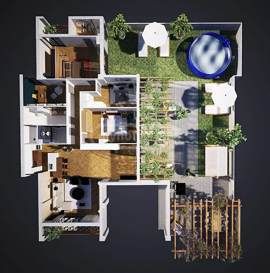 პეტრიწის ქ. 38 - 5 rooms