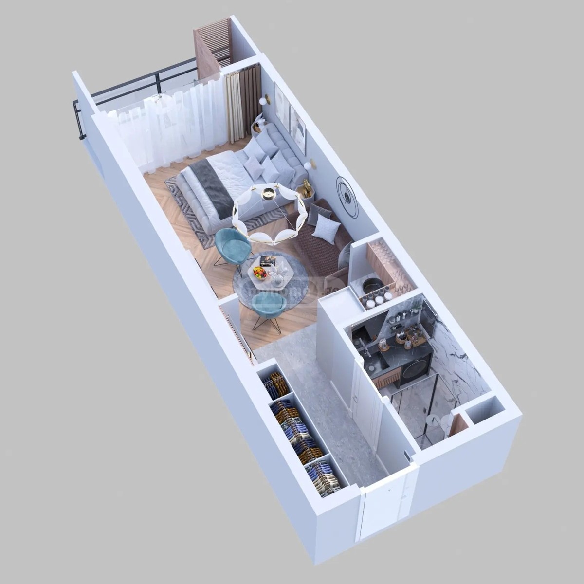 თამარ მეფის გამზ 1 შესახვევი 62 - 1 rooms