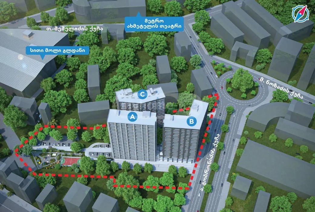 გობრონიძე ა. ქ.  - 2 rooms