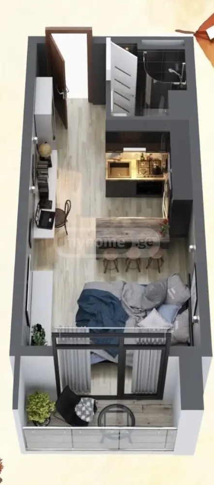 ელიავა გრ. ქ. 41 - 1 rooms