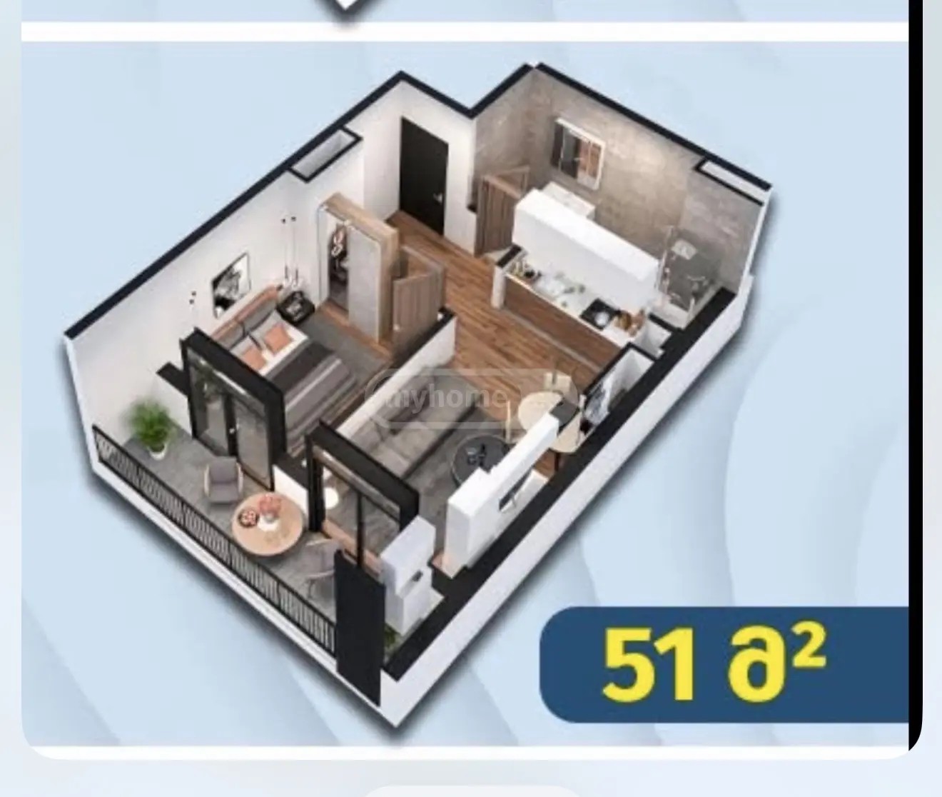 თეიმურაზ I ქ. 22 - 2 rooms