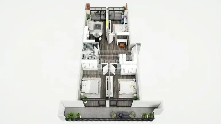 ცაცხვების ქუჩა  - 5 rooms
