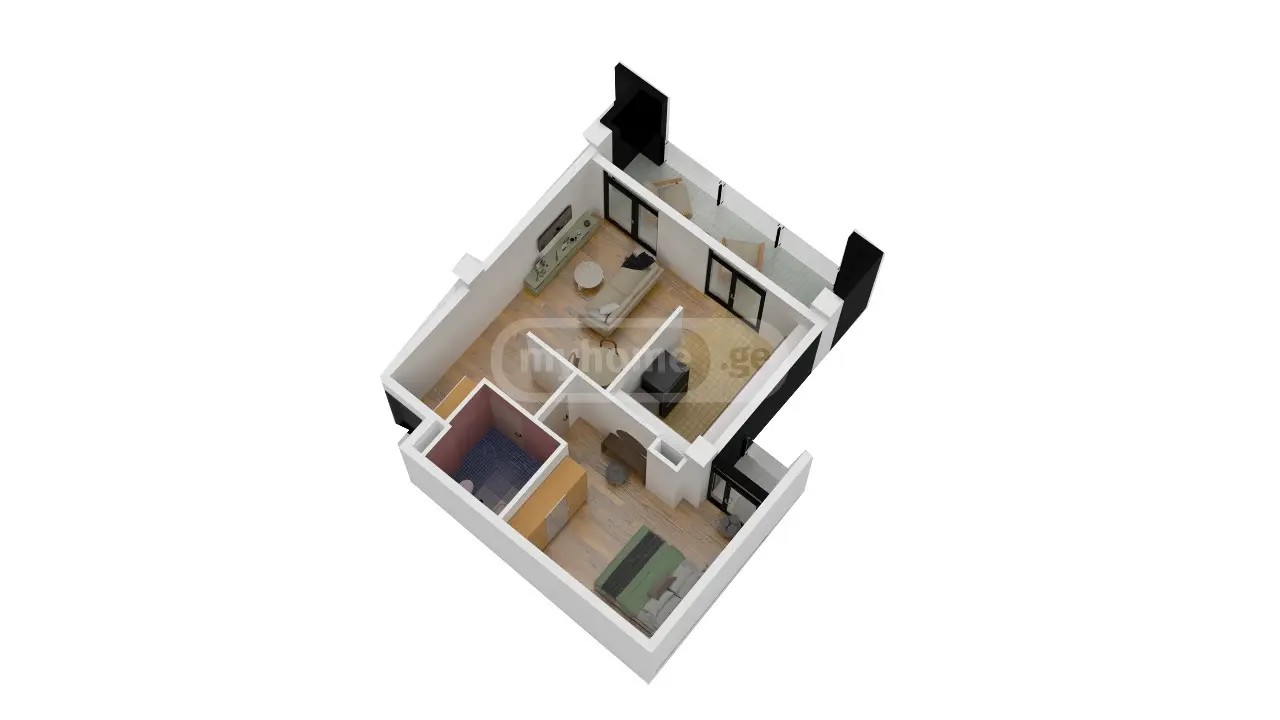 71, Tbilisi, საქართველო - 2 rooms