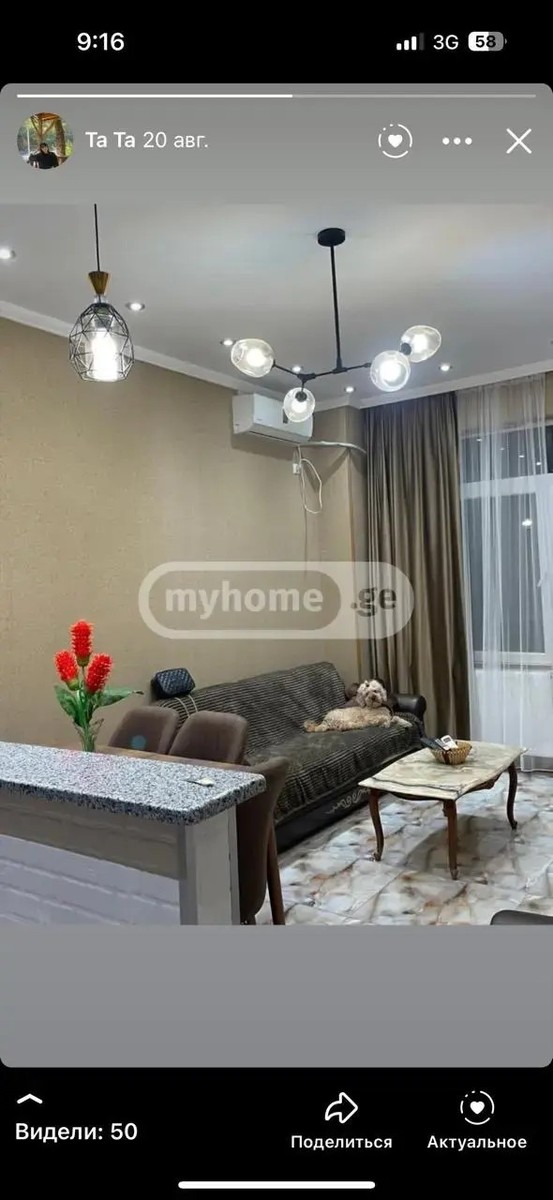ინასარიძის ქ.  - 2 rooms